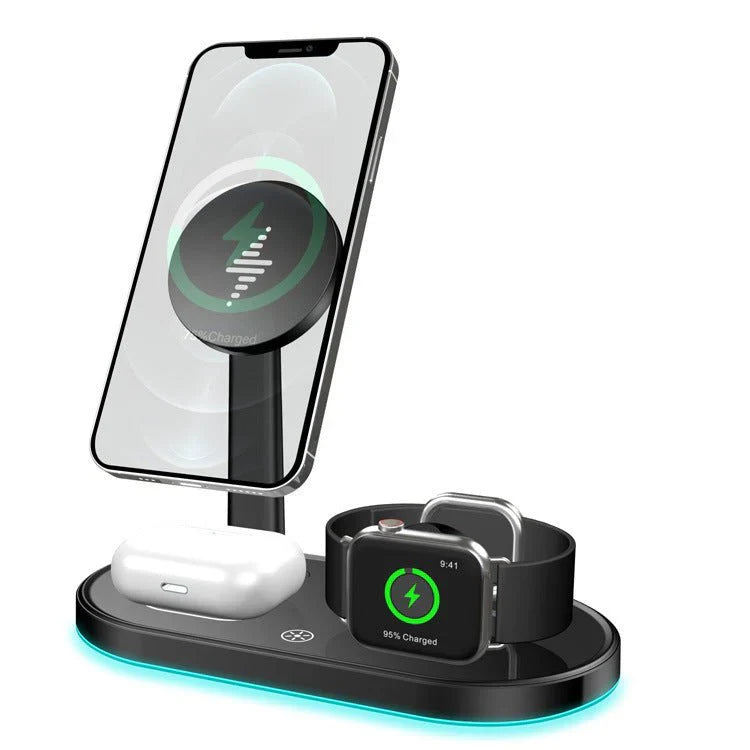 Compatible with Apple, Magsafe Three-in-One Wireless Charger