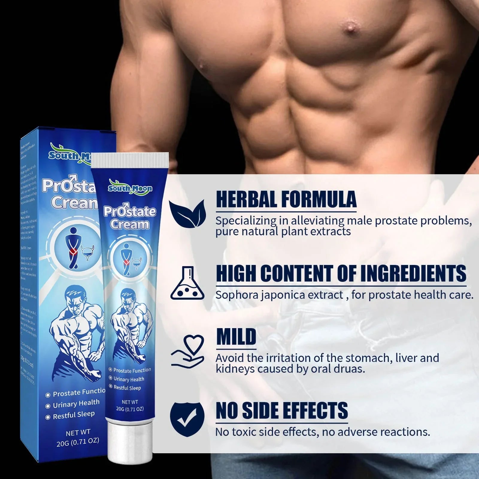 Last Day Of Discount 🔥 South Moon - Prostate Cream